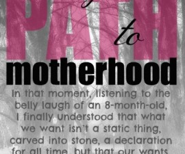 path to motherhood
