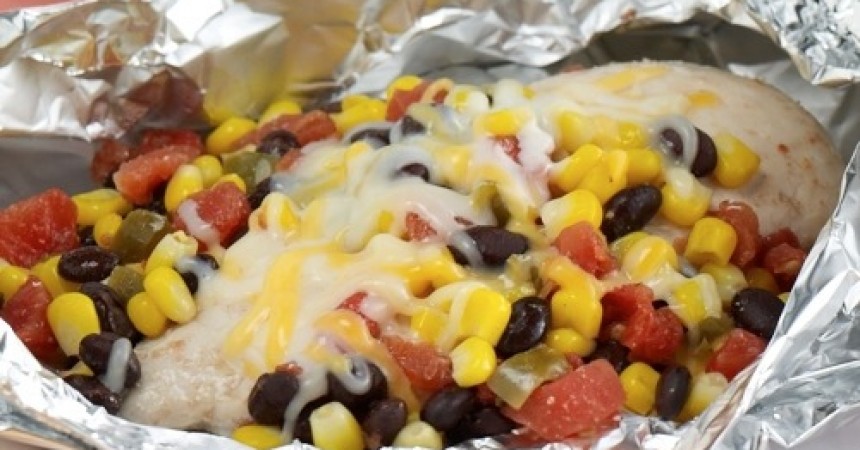 foil grilled chicken
