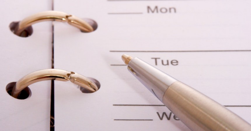 Organizing A Schedule For The Week