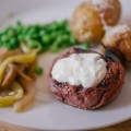 grilled filet horseradish sauce